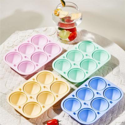 Chine Logo personnalisé Série de grille de glace Clear Maker Bpa Free Silicone Ice Cube Tray pour le quotidien à vendre