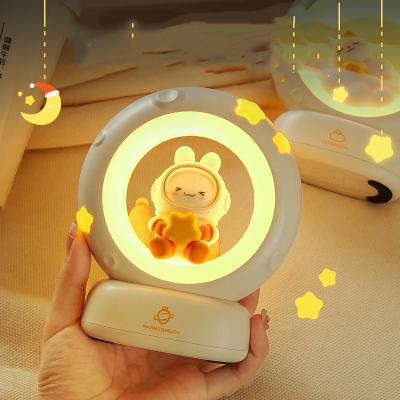 China Indoor Bedroom Decoration Soft Stars Moon Lamp for Sleeping Kids Holiday Decoration Gift for sale