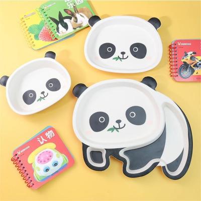 China Melamine Platen voor kinderen Baby Kinderen tafelgerei Dinerware Besteedpot 35g Capaciteit Te koop