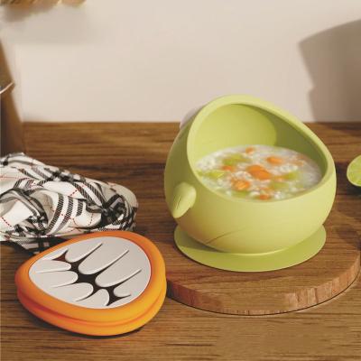 Cina 14cm*18cm*7.5cm Coppa per bambini Contenitore alimentare Sicuro e durevole Materiale in silicone Senza BPA in vendita