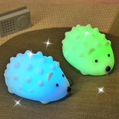 China Creative Hedgehog LED Night Light with USB Rechargeable and Color Temperature Control for sale