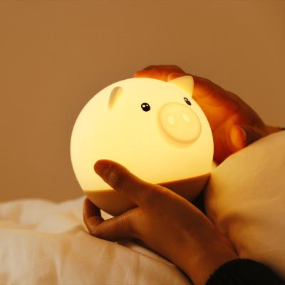 China Unterstützung Dimmer Little Bear Pink Pig LED Tischlicht für Gulu Familie in Yellow Duck zu verkaufen