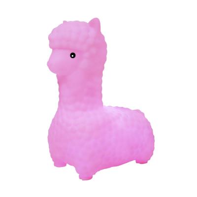 China 1- Schattige kinderkamer Slaap alpaca schaap Silicone Licht Halloween Atmosfeer Decoratie Creatief Geschenk Nachtlicht Te koop