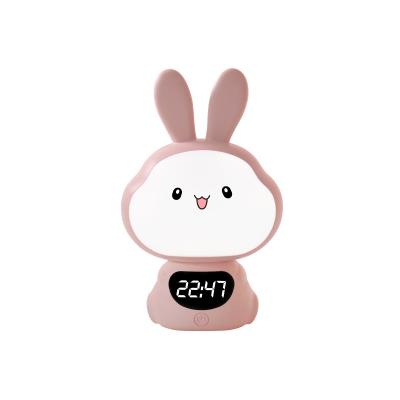 China Fiestas de Pascua Deben Tener Un Conejo Lindo Reloj de Alarma Digital Para Niños Material ABS en venta