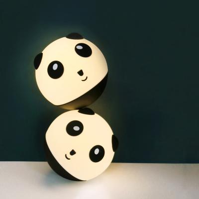 China DIY dibujos animados cambio de color animal lámpara de cama LED silicona luz nocturna panda en venta