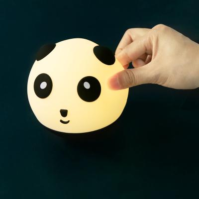 Κίνα Οικιακή διακόσμηση Νυχτερινό φως Cute Panda USB επαναφορτιζόμενο έλεγχο αφής για αισθητήρα μωρού προς πώληση