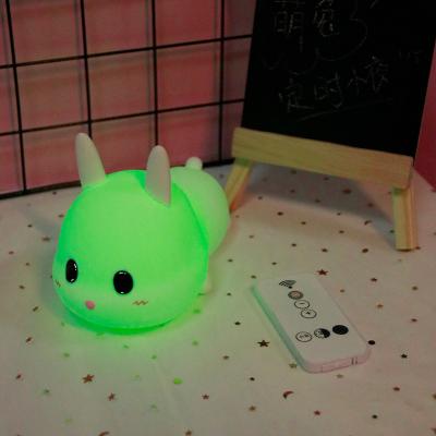 China Christmas Gift Lovely Rabbit Night Light Led Lamp for Baby Bedroom Support Dimmer Yes for sale