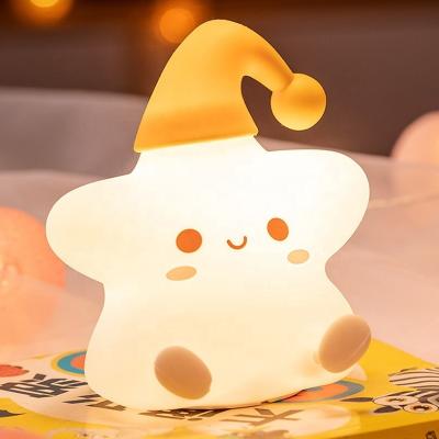 China 400lm Table Night Light Lamp Rechargeable Cute Gift Projector for Kids Bedroom for sale