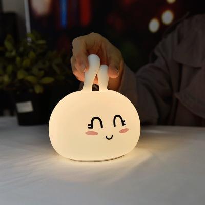 China Room Lighting Decor for Baby and Children's Bedroom Rabbit Cute Ears Shape Nightlight for sale