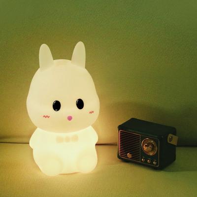 China Mini Lâmpadas Tamanhos Porta-telefone Móvel Skateboard Coelho Switch Button LED Night Light 1- à venda