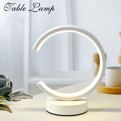 Cina Stylish and Practical Bedside Studio Bedroom Dimmable Night Light con forma circolare in vendita