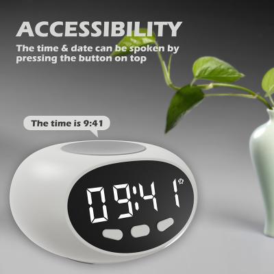 중국 Customized Digital Sleep Trainer Clock With Silicone Night Light And Warm Display 판매용