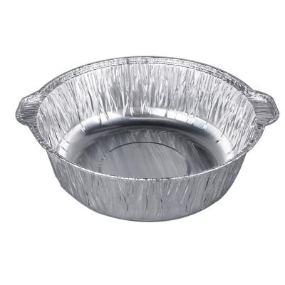 China Custom Food Packaging Aluminum Disposable Cooking Pan Hot Pot With Lead Near Tianjin for sale