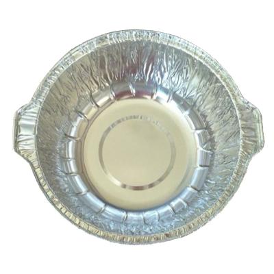 China Disposable FoodCooking Aluminum Foil Pots With Lid For Cooking Rice Hot Port for sale