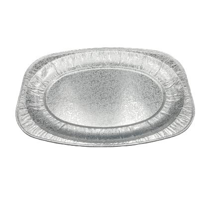 China Food Tray Platters Aluminum Serving Disposable Oval for sale