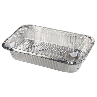 China Minimalist Kitchen Aluminum Foil Takeaway Food Container Foil With Lid for sale