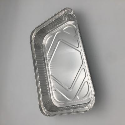 China Eco - Friendly Disposable Food Grade Food Aluminum Foil Containers / Baking Tray for sale