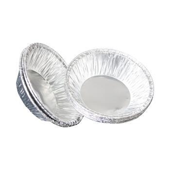 China Disposable Aluminum Foil Food Containers Egg Tarts Cup Cake Molds Making for sale