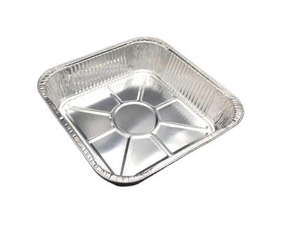 China Baking Silver Disposable Aluminum Foil Food Containers for sale