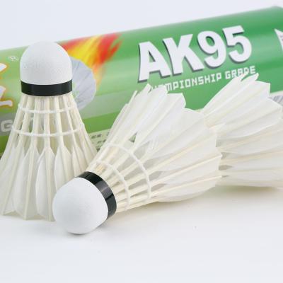 China Duck Feather Badminton high quality high quality first grade rsl wholesale tournament classic AK96i shuttlecock for sale