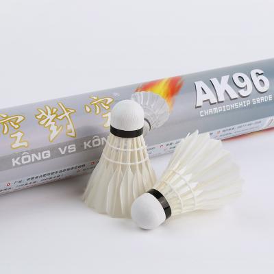 China High Level Tournament Top Tournament Grade Most Durable Badminton Shuttlecock Made By Cigu Duck Feather AK96 for sale