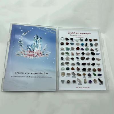 China Europe Ore Wholesale Natural Teaching Crystal Healing Stones Raw Crystal Set Children Toy Specimen Box For Exhibition for sale