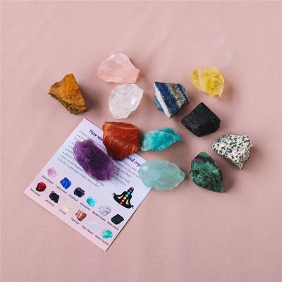 China Wholesale Hot Sale Natural Semi-precious Stone Amethyst Gift Box Europe Crystal Rough Energy Crystal Unpolished for sale