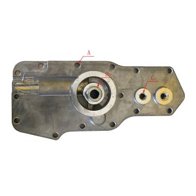 China Excavator Wholesale Engine Parts 4D102 PC120-6 Oil Cooler Side Cover for sale