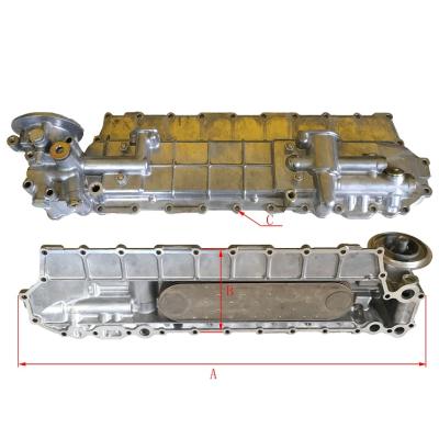 China Excav Manufacturer Excav Machinery Engine Parts 6SD1 Excavator Oil Cooler Cover for sale