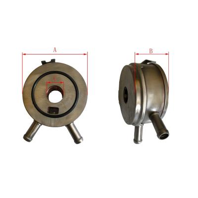 China Excavator Engine Machine Accessories PC130-7 Oil Cooler Core For 4D95 Excavator for sale