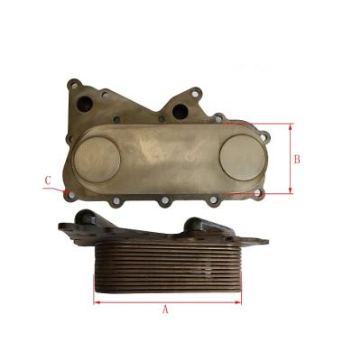 China Excav Excav Engine Spare Parts Oil Cooler Accessories C7.1 C6.6 13P Oil Cooler Core for sale