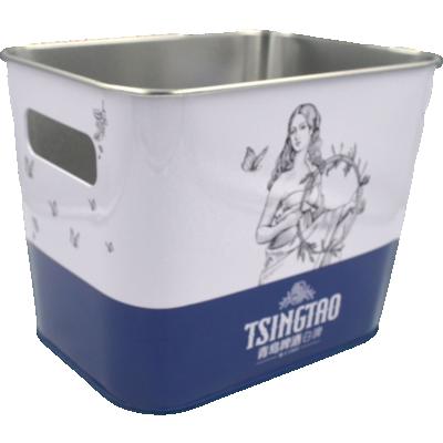 China Sustainable 5L Metal Galvanized Tin Bucket Wine Beer Bucket Beer Bucket Ice Bucket for sale