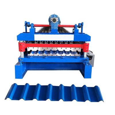 China As Your Request Aluminum Roof Color Sheet Roll Forming Machine for sale