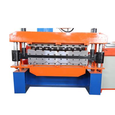 China Factory Double Layer Roll Forming Machine Metal Roofing Corrugated Steel Sheet Wall Panel Tile Making Machine for sale