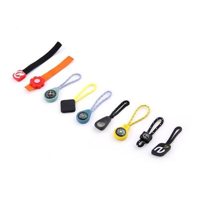 China DAWEI Brand New Design Customize Fashion Nickel Free Runner Head Pull Plastic Zipper Puller for sale