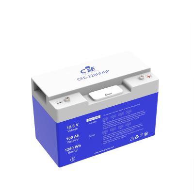 China Home Appliance Renewable Energy CFE-1280OBP 12.8V Sealed Lead Rechargeable Battery Lead Acid Storage Battery for sale