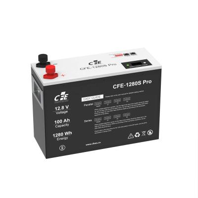 China Hot Selling BOATS Electric Systems 12V 100Ah Lithium Solar Power Battery for sale