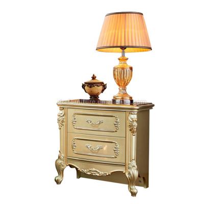 China H8802G Classic Design Bedroom Furniture Wooden Bedside Table for sale