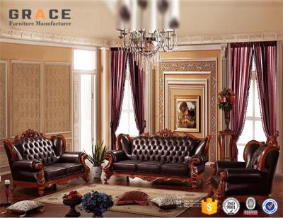 China Sectional Sofa B1301 Red Wood Color Hand Carving Cheap Sofa Designs Cheers Leather Sofa Recliner for sale