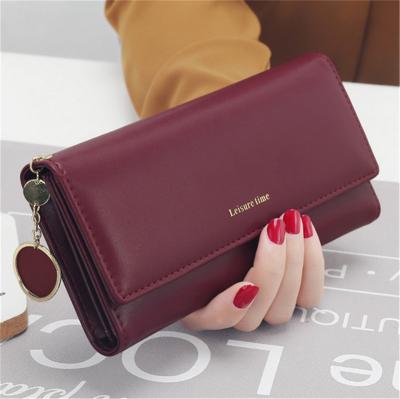 China New Multifunctional Waterproof Women's Hand Wallet Long Wallet Female Wallet for sale