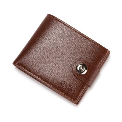 China Waterproof Leather Men's Wallet Short Wallet Wallet for sale