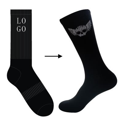 China QUICK DRY custom design socks autumn women in hop running hip street men custom logo socks for sale