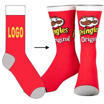 China Custom Fresh Food QUICK DRY Pepsi Socks and Mountain Dew Funny Novelty Silly Socks for sale