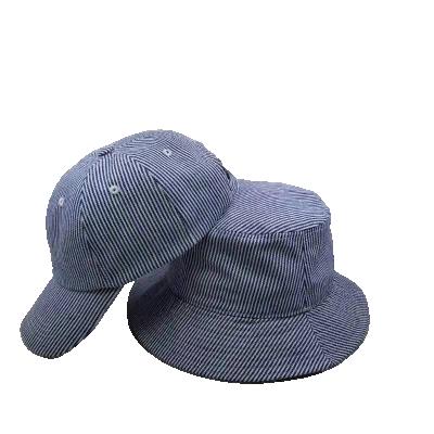 China COMMON modern classic packaging can be customized men's father's hat solid color striped fisherman hat customization for sale