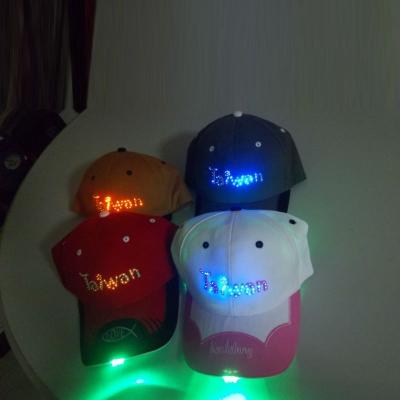 China 2021 COMMON hats /led fashionable designed led hats and caps for sale