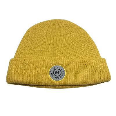 China JOINT Sewingman Merino Wool Premium No-Itch Blended Custom Slapped Rib Knit Lana Crochet Gorros Skully Beanie Winter Hats Toque Caps for sale