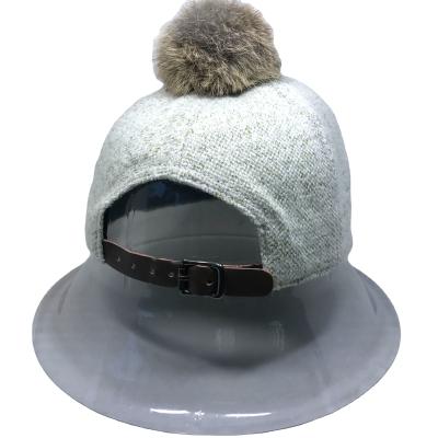 China Fashion COMMON High Quality Winter Knitted Mink Beanie Cap Women Winter Mink Fur Hat Beanies for sale