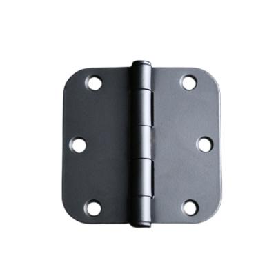 China Modern 3.5*3.5Finish Black Steel Door Hinges Pivot Shower Room Door Hinge  For Pvc Doors for sale