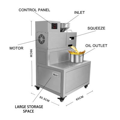 China Hotels motor pure copper industrial screw oil press for sesam screw oil press machine line (coconut) for sale