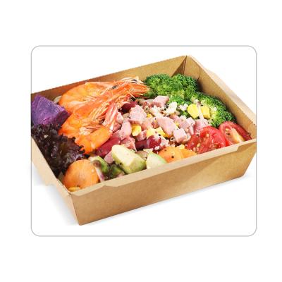 China Recyclable Eco - Friendly Biodegradable Custom Printed Kraft Takeout Food Packaging Boxes And Packaging Printing for sale